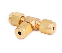 Tee, 1/8 inch Brass, MPN:0100-0090