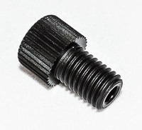 Nut,black,1/16 inch Upchurch, MPN:14-3124-016