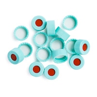 Light blue screw cap PTFE/Silicone septa, MPN:5040-4683