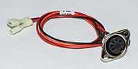 Din con. cable (VK750D, pump), MPN:5075-0171