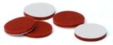 Septa, PTFE/red silicone, 8.7mm 100/pk, MPN:5182-0731