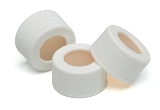 24-414 White Open Top Cap, PTFE/Si, MPN:5183-4308