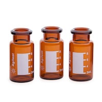 Vial,HS,crmp,FB,10ml,ambr, Write on,cert,100, MPN:5190-2287