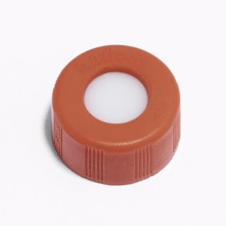 BND Red Scr Cap PreSlit PTFE/Si septa100, MPN:5190-7032