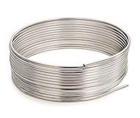 Stainless Steel Tubing, 1/8 in, 20ft, MPN:7157-0210