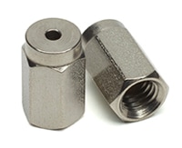 Column nut 1/16in 2pk PE, MPN:8003-0311