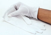 Nylon gloves, large, MPN:8650-0030