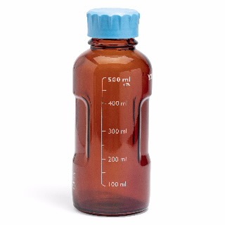 Solvent bottle amber 500ml with cap, MPN:9301-6525