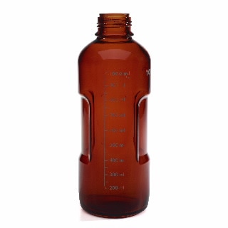 Solvent bottle amber, 1000ml, MPN:9301-6526