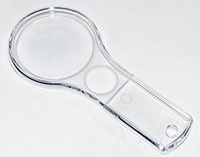 Magnifier, 3x,  6x,  paddle, plastic, MPN:G2855-40001