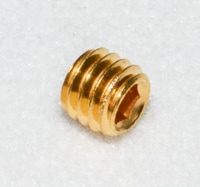 M3 Set Screw - gold plated, MPN:G3870-20446