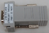 DB9 MALE RJ45 Straight Thru Adaptor, MPN:G5550-09459