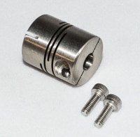 Coupling, stainless 4mm ID, Round Botto, MPN:G5550-15486