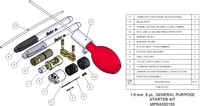 Starter Kit, 1.6 mm, 8uL, MPN:MPRA000150