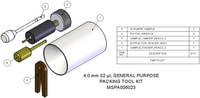 Packing Tool Kit, 4.0 mm, 52uL, MPN:MSPA006023