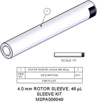 Rotor Sleeve, 4.0 mm, 46uL, MPN:MSPA006049