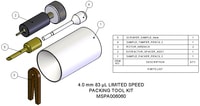 Packing Tool Kit 4.0 mm 83uL High Capcty, MPN:MSPA006060